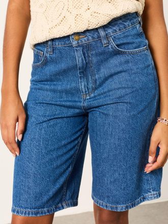 Fat Face FatFace Jordan Rinse Wash Longline Denim Shorts
