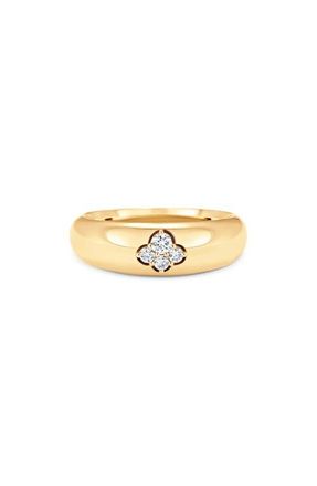 Sara Weinstock Dujour Diamond Cluster Ring in Yellow Gold/Diamond at Nordstrom, Size 6.5