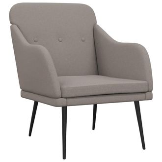 vidaXL Sill&oacute;n De Tela Gris Taupe 63x76x80 Cm Vidaxl