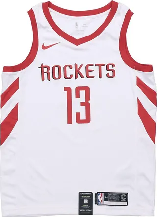 Nike NBA James Harden Association Edition Swingman Jersey SW 13 White 864419-100