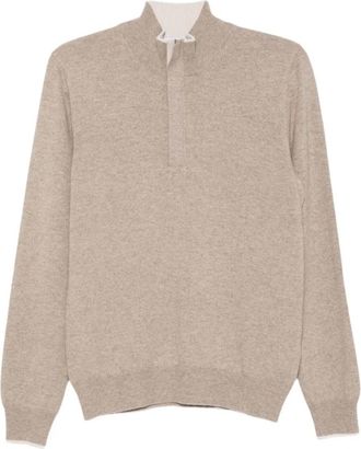 Gran Sasso Turtleneck - Heren - Coltruien - Beige - XL - Wol - Truien & Vesten