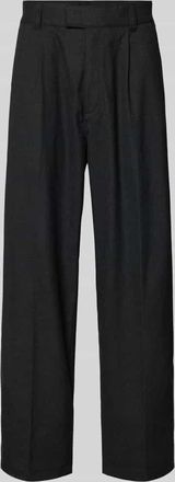 HUGO BOSS Weite Hose mit Viskose-Anteil Modell RIKO261 in Mittelgrau, Gr&ouml;&szlig;e XXL