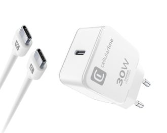 Cellularline Cellularline Usb-c Charger Kit 30w Smartphone, Tableta Blanco Corriente Alterna Interior