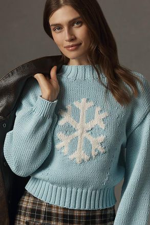 Anthropologie The Pippa Mock-Neck Sweater by Maeve: Icon Edition