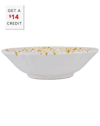 Vietri Vietri Amalfitana Splatter Serving Bowl With $16 Credit