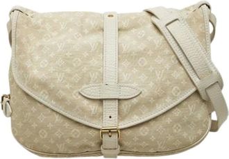 Louis Vuitton Pre-owned Cross Body Bags, female, White, Size: ONE SIZE Pre-owned Vintage Shoulder Bag