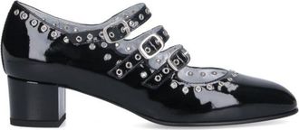 Carel Mary Jane Camden Pumps In Black Patent Leather
