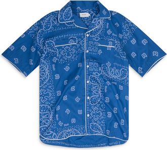 Rhude Blue Bandana Track Shirt