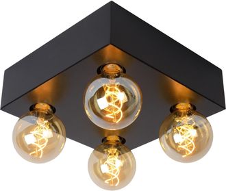 Netlighting SURTUS Dimmable Stylish Indoor Industrial Flush Ceiling Light 4xE27