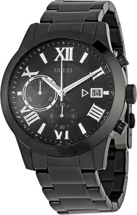Guess Atlas Chronograph Quartz Black Dial Mens Watch W0668G5