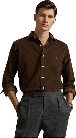Polo Ralph Lauren Classic Fit Corduroy Shirt Mens Clothing Chocolate Mousse : 2XL, Corduroy/Cotton