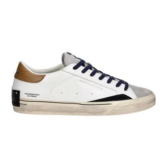 Crime London Schoenen, Heren, Wit, 41 EU, Leer, Distressed 2.0