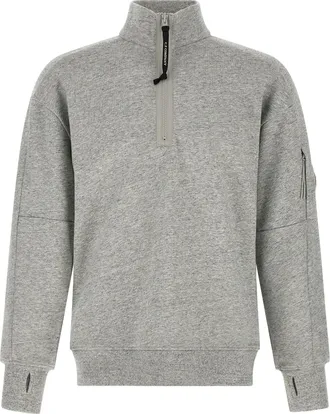 C.P. Company Gray Cotton Mens Sweatshirt