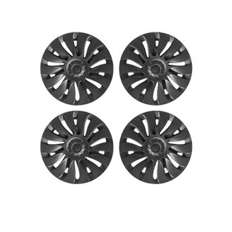 OEM Tapacubos, Compatibilidad Con 19 Pulgadas, F&aacute;cil Instalaci&oacute;n, 2.&ordm; Estilo Negro, Tesla, 2020-2024, Model Y 19 Pulgadas