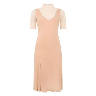 Moschino Flowing Midi Dress - female - Moschino - Midi Dresses - Pink - L - Dresses