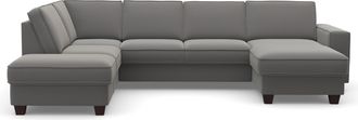 HOME AFFAIRE Wohnlandschaft »County U-Form« wahlweise Ottomane links oder rechts, mit Federkern-Polsterung