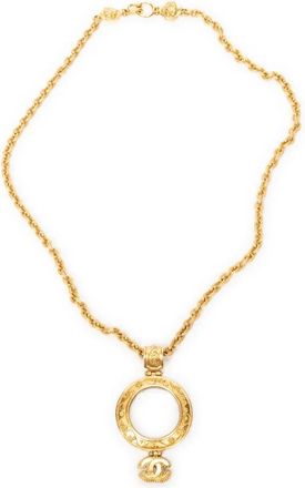 Chanel Collana con pendente Magnifying Glass - Oro