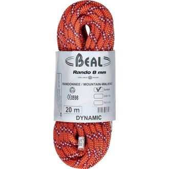 Beal Cuerda De Senderismo Glaciar Beal Rando De 8 Mm Y 20 M - Naranja