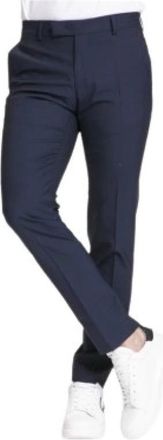 Karl Lagerfeld Marineblauwe Pantalon - Heren - Nette broeken - Blauw - XL - Broeken