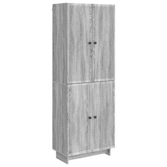 vidaXL Juego De Armarios 2 Uds. Sonoma Gris Madera De Ingenier&iacute;a Vidaxl