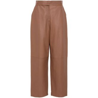 Fendi Leather Pants