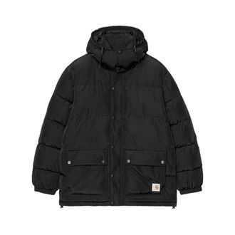 Carhartt Work in Progress Heren, Jassen, Zwart, Maat: S Leer