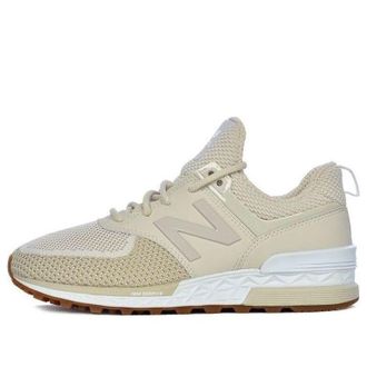 New Balance (WMNS) New Balance NB 574 Sport Sports Casual Shoes Cream y White WS574WA