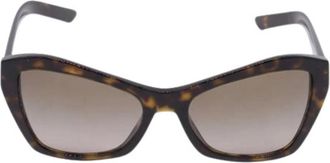 Prada Pre-owned Accessories, female, Brown, Size: ONE SIZE Pre-owned Gradient Butterfly Sunglasses