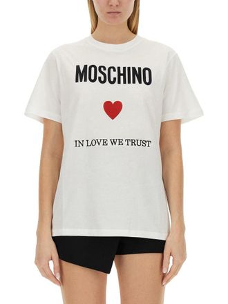 Moschino T -Shirt mit Logo