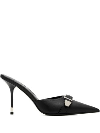 Femme LA Venetia pointed-toe mules - Black