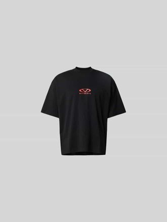 VETEMENTS Oversized T-Shirt aus Baumwolle in Black, Gr&ouml;&szlig;e L