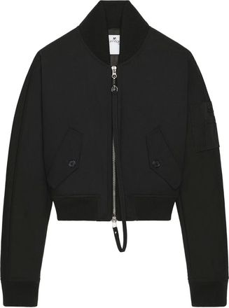 Courrèges Bomber crop - Nero