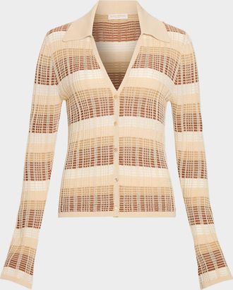 Ramy Brook Ivana Plaid Cardigan