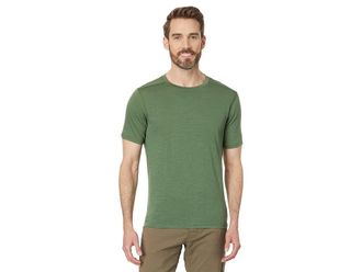 Smartwool Merino Short Sleeve T-Shirts Mens Clothing Fern Green : LG, Nylon/Wool