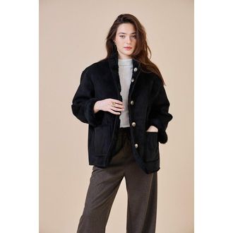 See U Soon Omkeerbare jas in sherpa