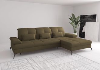 Sit&more Ecksofa »Amica, L-Form, inkl. Sitztiefenverstellung & Armteilverstellung« wahlweise mit Bettfunktion, Bettkasten und Kopfteilverstellung