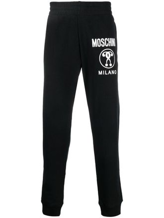 Moschino Pantaloni sportivi con stampa - Nero