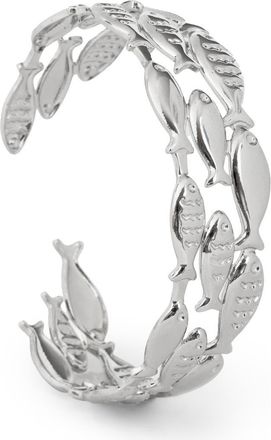 Saachi Fish Cuff Bracelet in Silver at Nordstrom Rack