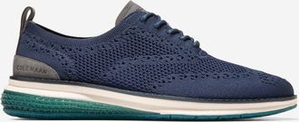 Cole Haan Mens &Oslash;riginal Grand Energyweave Stitchlite Wingtip Oxford Shoes - Blue Size 11.5