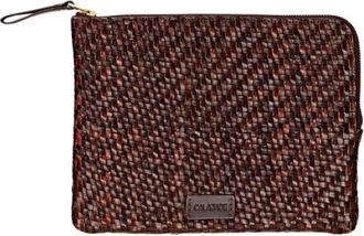 Cala Jade Batu S Clutch - unisex - Clutches - Bruin - ONE Size - Leer - Tassen