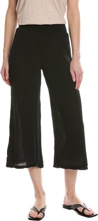 Michael Stars Petite Medina Smocked Waist Cropped