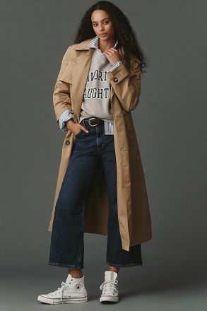 A Gold E Ren High-Rise Crop Wide-Leg Jeans