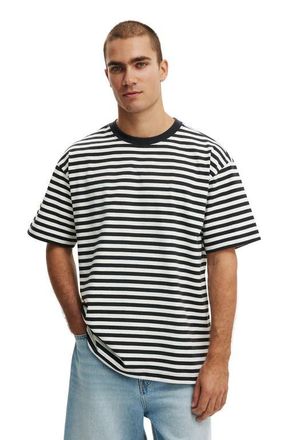 Cotton On Mens Box Fit Plain T-Shirt in Washed Black Vintage White at Nordstrom, Size Xx-Large