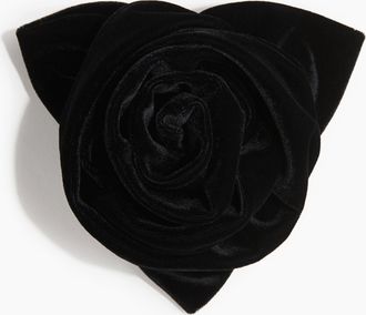 H&M Haarspange in Blütenform - Schwarz