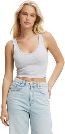 Cotton On Bondi Tank in Grey Marle at Nordstrom, Size Large