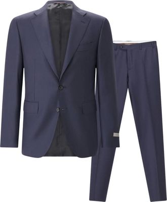 Canali Hombre, Trajes, Azul, Talla: 2XL