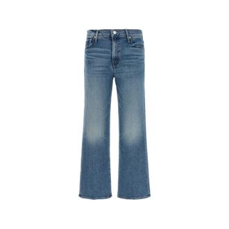 Mother Wide Jeans, female, Blue, Size: W27 The Kick It Ankle