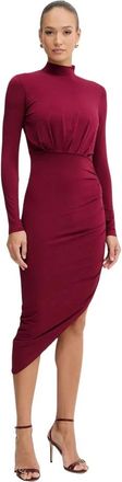 Silvian Heach Kirundo Jurk - Dames - Jurken - Rood - Maat: 2XL Zijde