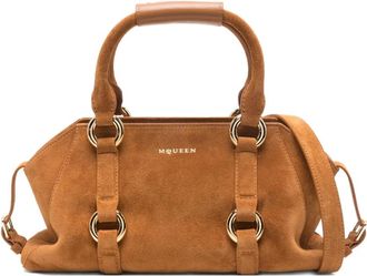 Alexander McQueen Leren shopper - Bruin