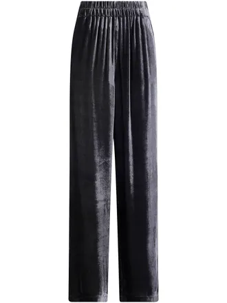 Gentryportofino Pants Viscose Silk D332vv G2035 Dark Dust